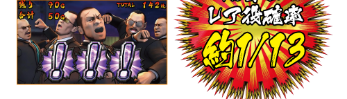 KC中のレア役確率 約1/13